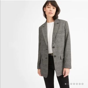 Everlane Oversized Blazer Glen Plaid